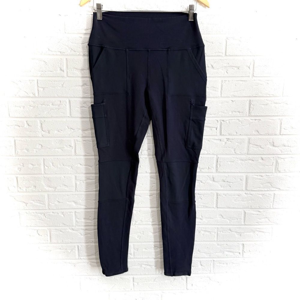 ALO Yoga High Waisted Cargo Leggings Navy Size Medium